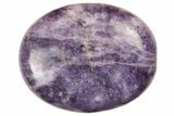 Polished Lepidolite Pocket Stone - 1.8" Size - Photo 2